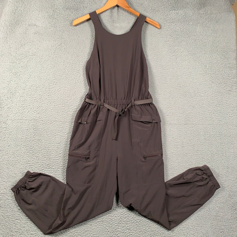 Patagonia Fleetwith Belted Jumpsuit Womens M Brown Outdoor Utility Activewear M